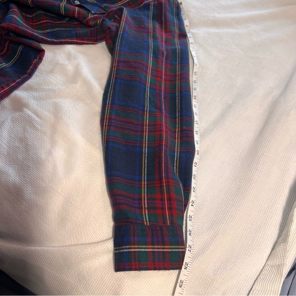 VTG 90s Backpacker Sportswear Mens Large Tall Tartan Plaid Flannel​​ - Picture 4 of 6